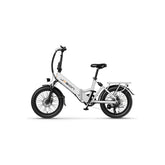 Electric Bike JASION EB7 st - Motor 500W  Battery 48V10AH 20 Inch Mechanical disc brake - White